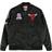 Mitchell & Ness Flight Chicago Bulls Schwarz Satin Bomber Jacke