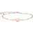 Thomas Sabo Heart with Balls Bracelet - Rose Gold