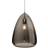 Firstlight Willis Chrome/Smoked Glass Pendant Lamp 29.5cm