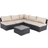 Furniture One 6 Piece Garden Sofa Outdoor Lounge Set, 1 Table incl. 5 Sofas