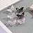 Shein 6pcs/set Women's Small Size Gradient Translucent Butterfly Claw Clip, Fashionable & Versatile, Suitable For Daily Wear And Braiding, For