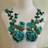 Shein 2pcs Embroidered Cheongsam Sew-on Patch, Water Soluble Flower Applique For Clothes Making