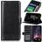 MTP Products Samsung Galaxy A71 Pung med Magnetisk Lukning Sort