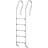 vidaXL 54 x 38 x 211 cm, for flat surface Pool Ladder 304 Stainless Steel Inground Pool Step Ladder Swimming Spa