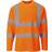 Portwest Hi-Vis Long Sleeved T-shirt Orange