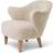Audo Copenhagen Ingeborg with Footstool Sheepskin Moonlight Loungestol 76cm 2stk