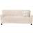 Great Bay Home Velvet Plush Stretch Loose Sofa Cover White (243.8x94cm)