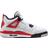 Nike Air Jordan 4 Retro GS - White/Black/Neutral Grey/Fire Red