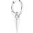 Syster P Juno Single Hoop - Silver