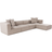 Homitis Gregor Med Divan 4-Sits Soffa 3-sits