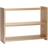 Hübsch Nomad Double Regal Natural Vägghylla 62cm