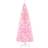 Homcom Prelit Pencil Pink Christmas Tree 150cm