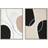 Home ESPRIT Abstract Urban Brown/Black Framed Art 50x70cm 2pcs