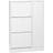 Homcom 4 Compartment Pull Down White Shoe Rack 80x120cm