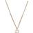 Urban Classics Unisex 23 Necklace - Gold/Transparent