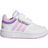 adidas Toddler's Hoops Shoes - Cloud White/Bliss Lilac/Violet Fusion