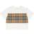 Burberry Vintage Check Panel Cotton T-shirt - White (80648101)