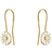 Georg Jensen Daisy Earrings - Gold/White