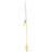 Georg Jensen Light Holder 2022 Gold Julgransljushållare