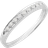 Gemondo Classic Round Eternity Band Ring - White Gold/Diamonds