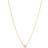 Georg Jensen Signature Pendant Necklace - Gold/Diamond