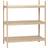 Hübsch Library Small Natural Bokhylla 90cm