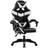 Leaper Black And White Stylish Adjustable Ergonomic Computer Office Desk Gaming Chair