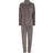 Decoy Damvelour myskläder pyjamasset, BRUN