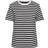 Pieces T-shirt pcRia SS Tee Stripes Svart