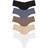 PINK No Show Thong Panties 5-pack - Spring Basic