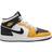 Nike Air Jordan 1 Mid M - White/Yellow Ochre/Black