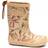 bisgaard Fashion Rubber Boots - Beige Leaves