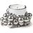 Gejst Molekyl Chrome Candle Holder 2.9cm