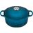 Le Creuset Deep Teal Signature Cast Iron Round med lock 4.2 L 24 cm