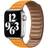 Lippa Apple Watch magnetisk læderrem 42/44/45/49, Gulbrun