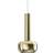 Louis Poulsen VL 56 Polished Brass Pendellampa ∅ 17.7cm