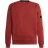 C.P. Company Diagonal Raised Fleece Sweatshirt - Ketchup/Red