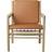 FDB Møbler J147 Oak Natural/Leather Cognac Fåtölj 79.2cm