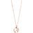 Xenox World Globe Necklace - Rose Gold