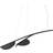 Flos Almendra Organic Y Short S2 Anthracite Pendellampa 132.6cm