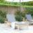 vidaXL Sun Lounger Pine