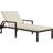 OutSunny Wicker Chaise Lounger Garden