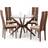 Julian Bowen Chelsea Walnut Dining Set 120cm 5pcs