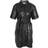 Noisy May Andy Short Faux Leather Dress - Black