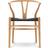 Carl Hansen & Søn CH24 Y Oak White Oil/Black Köksstol 76cm