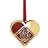 H.C. Andersen Home Christmas Heart Gold Juletræspynt 8cm