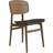 Norr11 NY11 Smoked Oak/Black Kitchen Chair 78cm
