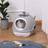 Pawhut Futuristic Capsule Shaped Cat Litter Box