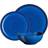 Denby Imperial Blue Coupe Dinner Set 12pcs