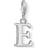 Thomas Sabo Charm Club Letter E Pendant - Silver